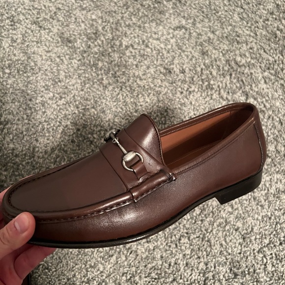 Allen Edmonds Men's Verona II Bit Loafer Leather Loafers Size 8.5 3E Brown - Picture 2 of 7